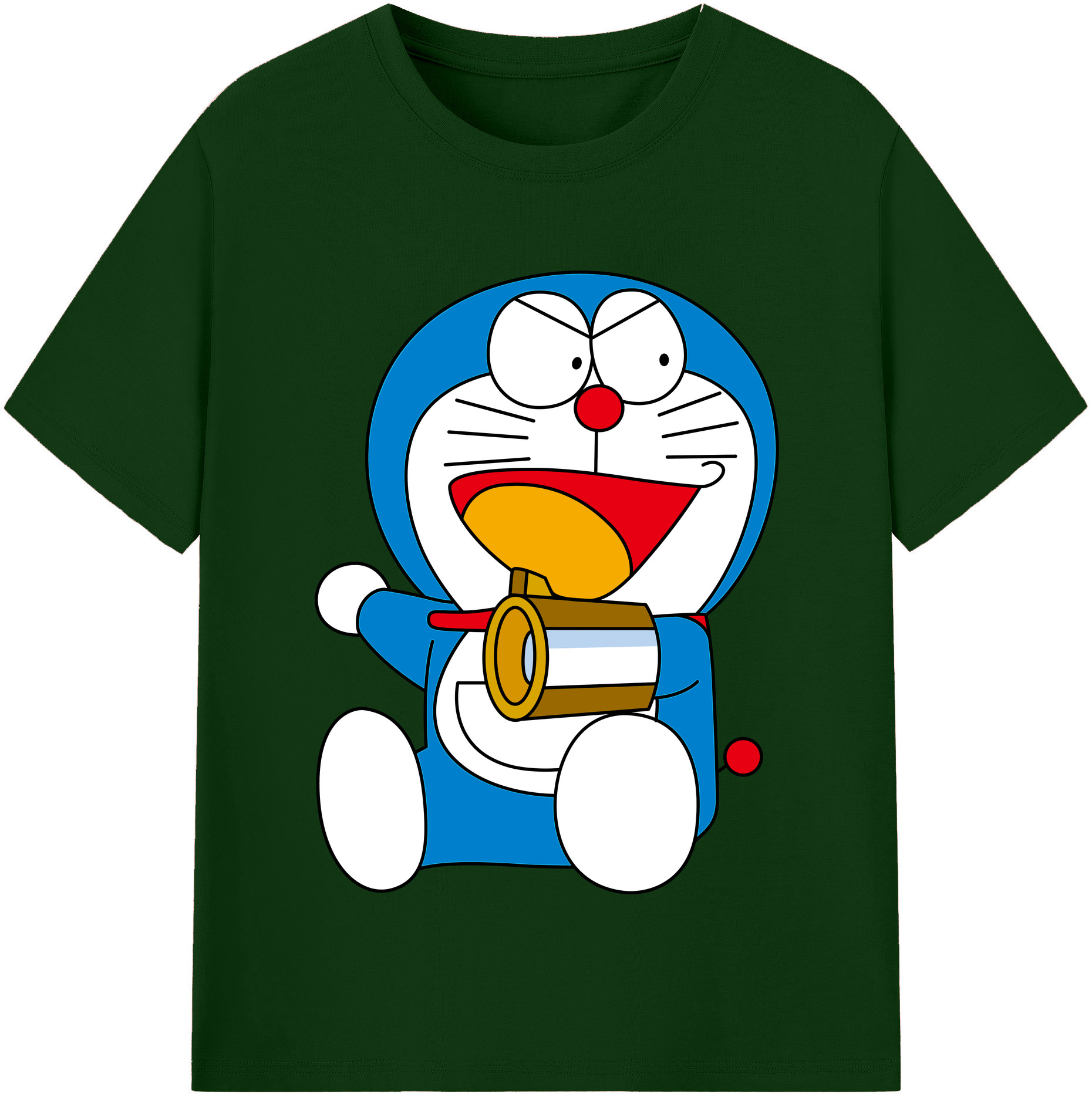 （画像用） ドラえもん Doraemon 綿100％半袖Tシャツ（フロントプリント）